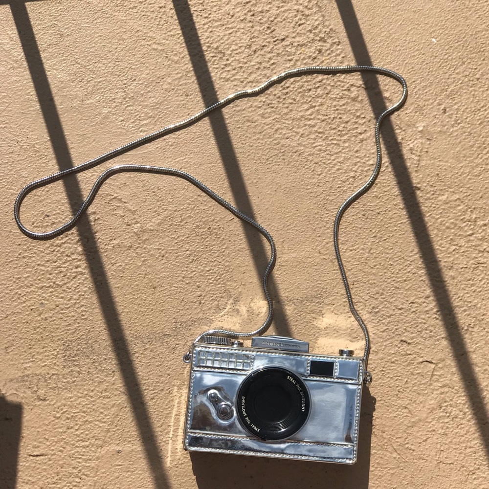 Kate Spade Silver Camera Purse